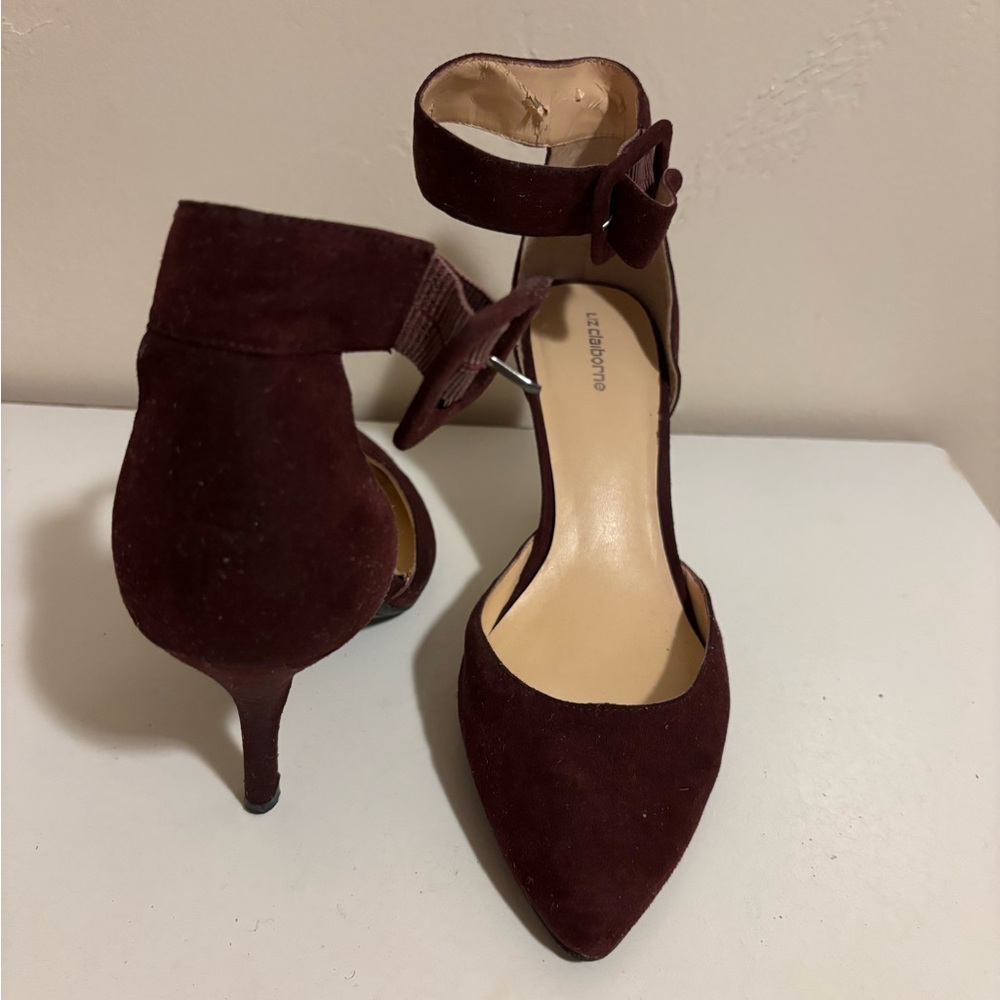 Liz Claiborne Brown Heels with Pointed Toe